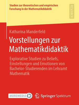 cover image of Vorstellungen zur Mathematikdidaktik